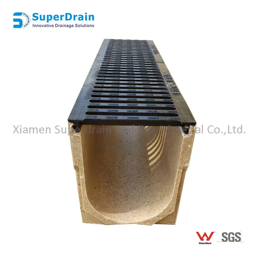 Giải pháp thoát nước bằng kênh polymer chắc chắn và hiệu quả