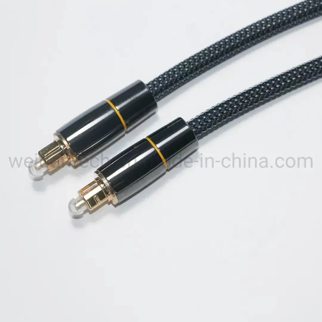Cáp âm thanh Toslink Cool Design HQ, thời trang với vỏ bọc lưới nylon chất lượng cao