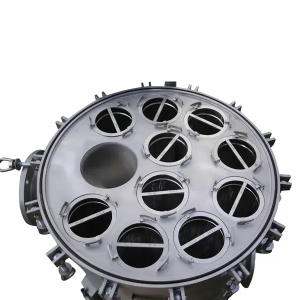 Tiêu đề mới: Bộ lọc túi thép không gỉ 304 theo tiêu chuẩn ASME, 8 cần arm