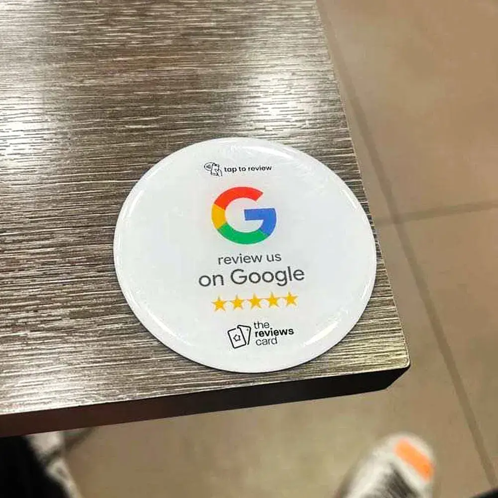 Nhãn Dán Epoxy 80*80mm Tùy Chỉnh Google Đánh Giá NFC G213 215 216 - Sản Phẩm Bảng Biển Cho Nhà Hàng Khách Sạn và Bảng Tín Hiệu NFC hình ảnh 27-description