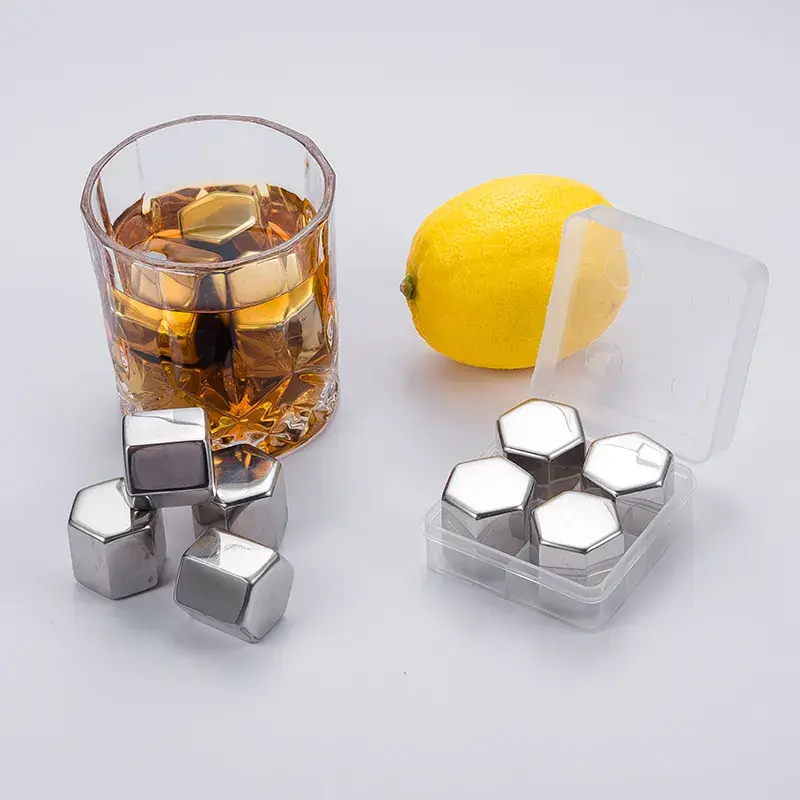 Khối đá lạnh thép không gỉ tùy chỉnh - phụ kiện trang trí quầy bar
