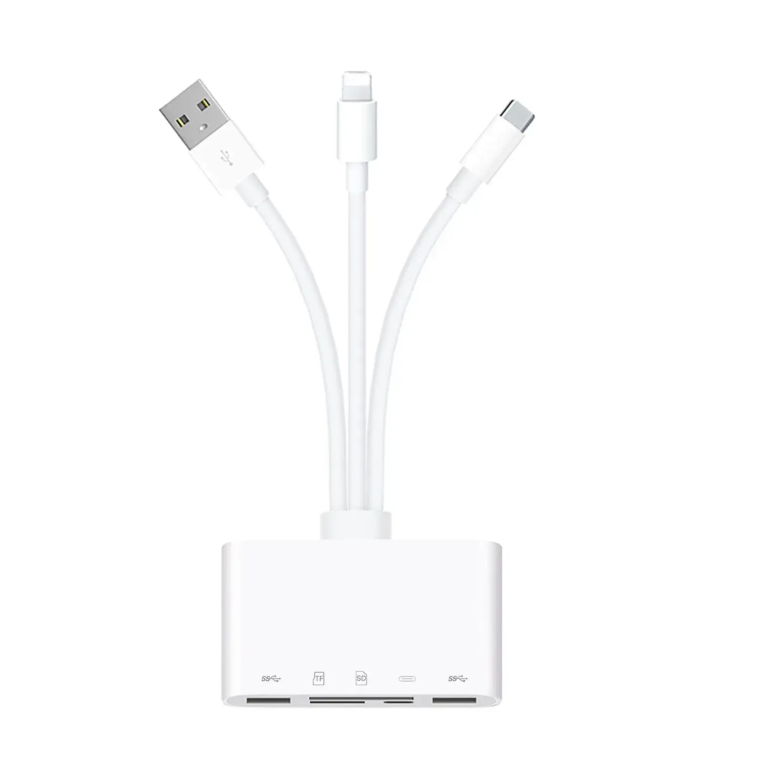 Đầu đọc thẻ nhớ SD TF bán buôn, thiết bị chuyển đổi USB Flash Drive OTG