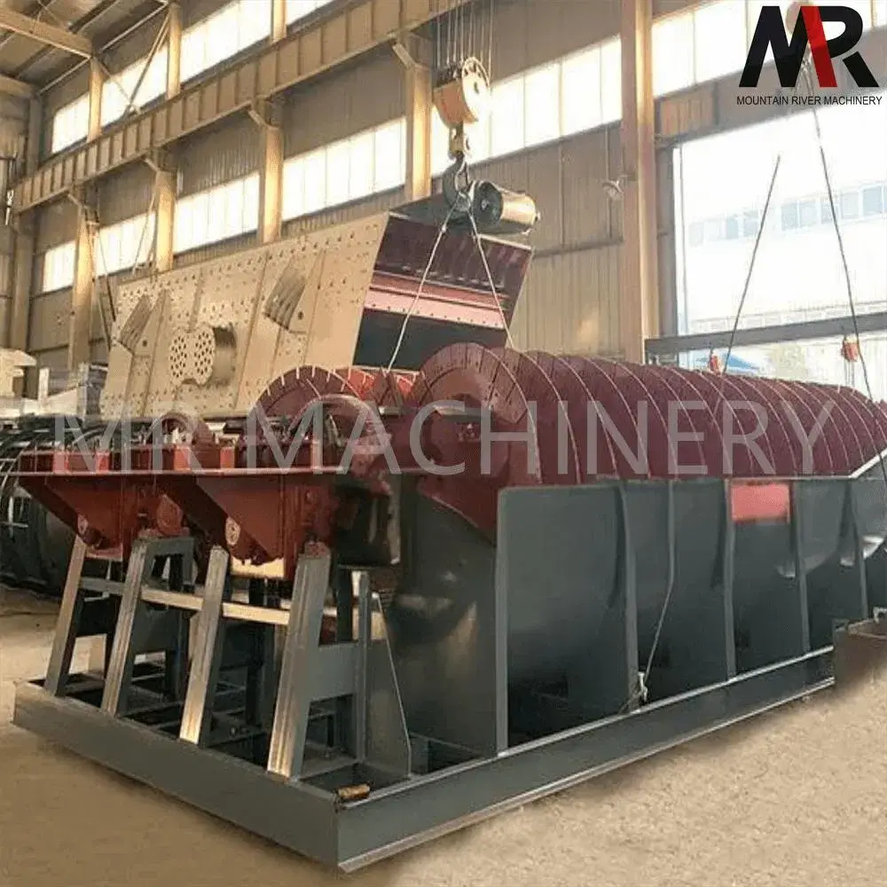 Máy rửa cát xoắn ốc Lsx: Giải pháp tối ưu cho việc xử lý cát sông