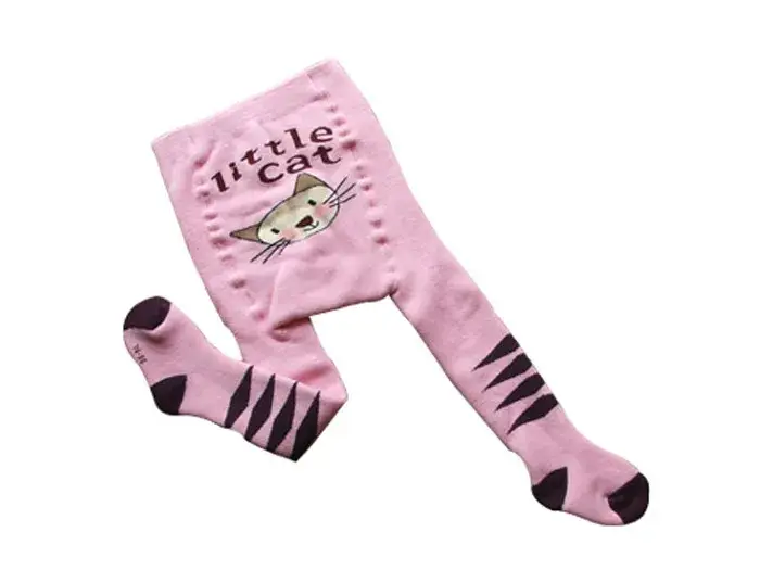 Quần Tất Cho Bé Gái Siêu Mềm, Chất Liệu Cotton Đan, Vừa Vớ Chân Chắc Chắn