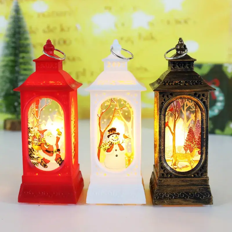 Đèn bàn nến gió Giáng Sinh: lựa chọn phổ biến cho trang trí đèn ngủ
