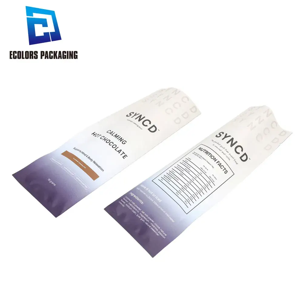 Túi bảo quản chất liệu nhôm chống ẩm, đóng niêm phong nhiệt cho sản phẩm protein, kẹo, sô cô la