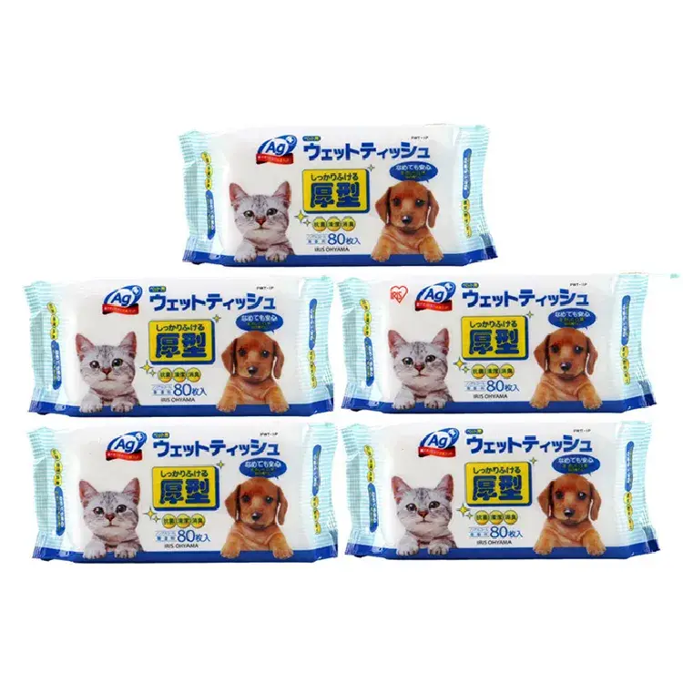 Khăn vệ sinh từ bông hữu cơ cho thú cưng Biokleen - Sự lựa chọn di động và mềm mại cho tai và răng của thú cưng