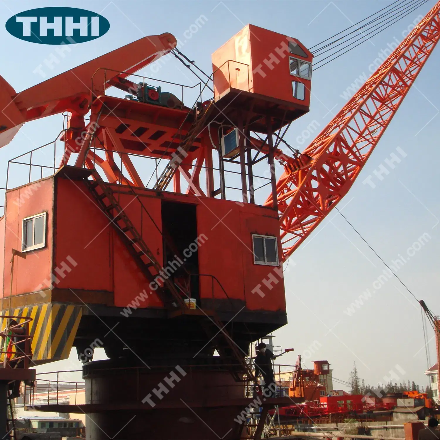 Cần cẩu cổng xưởng đóng tàu đơn 25 tấn và 30 mét