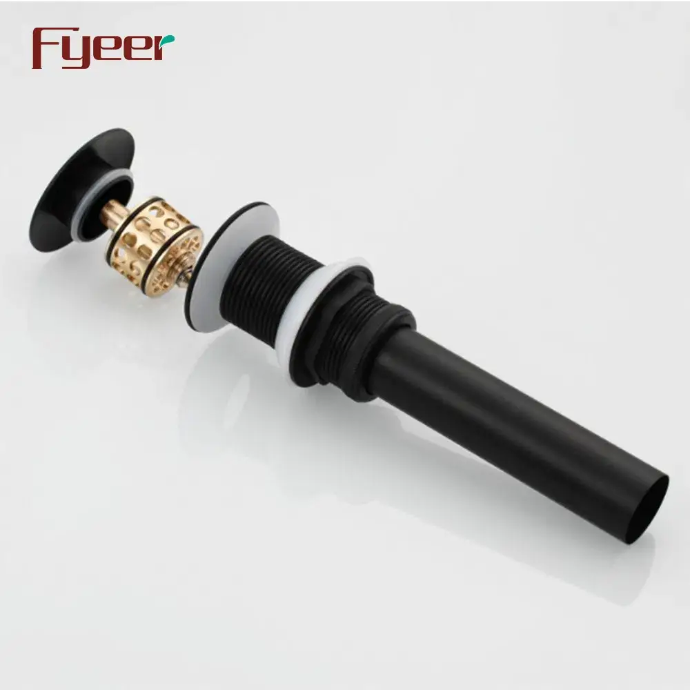 Bộ thoát nước Fyeer không có lỗ thoát nước từ đồng đen chất lượng cao