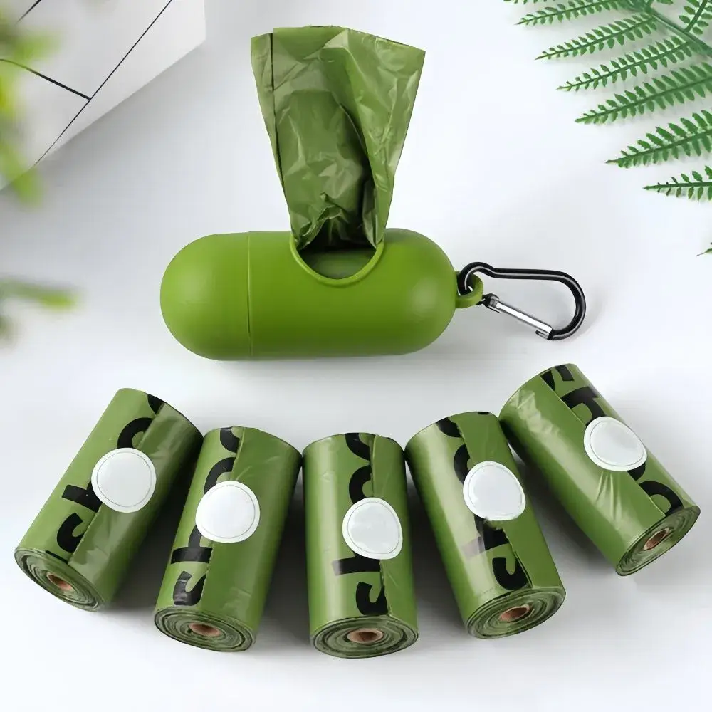 Túi tái chế đựng phân chó, chất liệu HDPE LDPE tùy chỉnh, cuộn thay thế, chống tràn