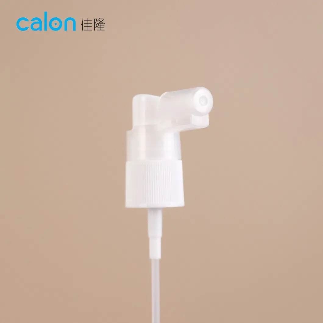 Bình xịt nước súc miệng kiểu nhấn, vòi dài, xịt sương mịn, bình xịt mũi miệng chất liệu nhựa 18/410