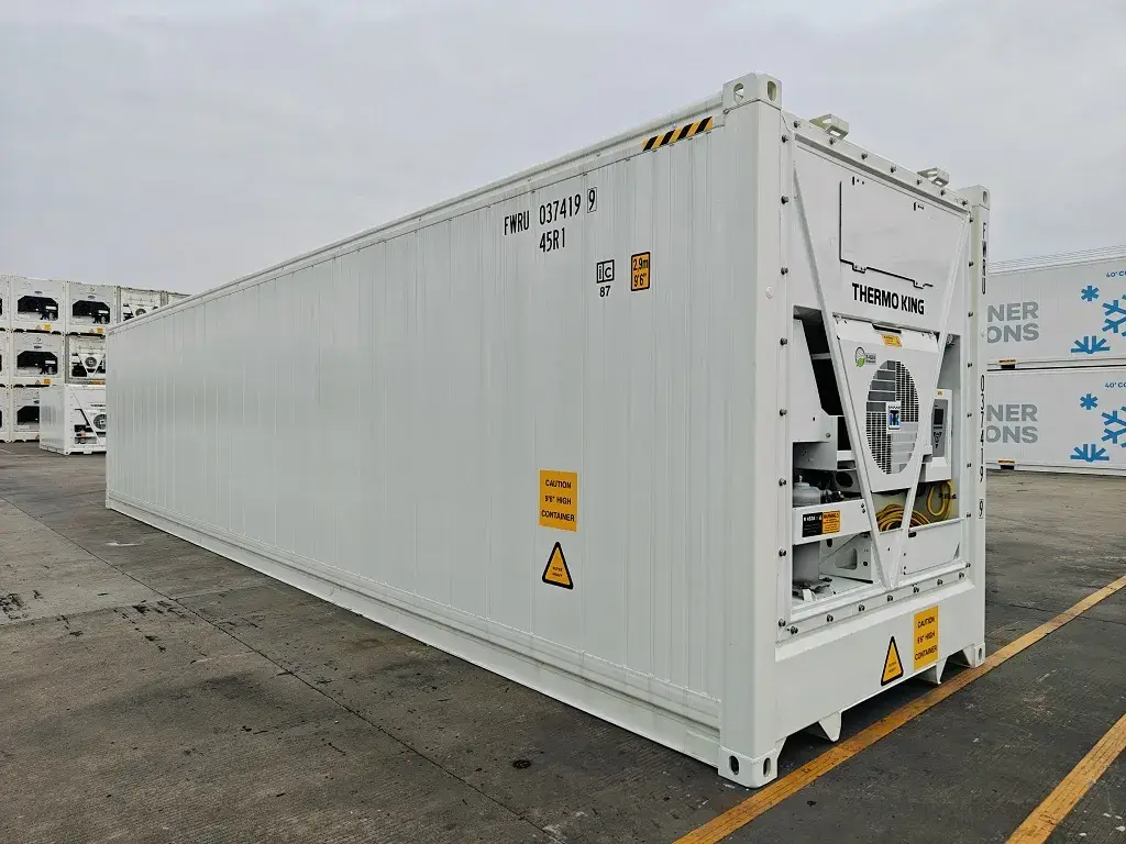 Phòng lạnh container với lớp cách nhiệt đặc biệt và cửa swing hiện đại