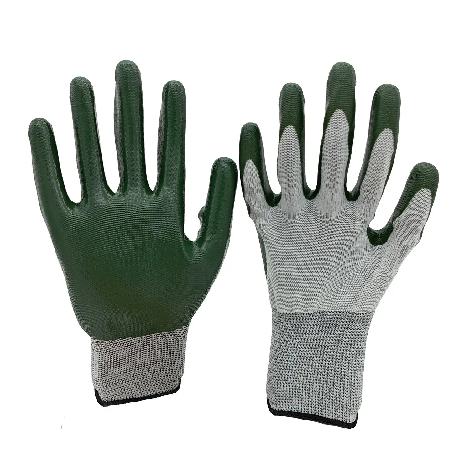 Chỉ còn Limited! Găng tay bảo hộ chống va đập và rung 13G với lớp lót nylon đan, lòng bàn tay phủ nitrile nhám - Đồ bảo hộ công việc cần thiết