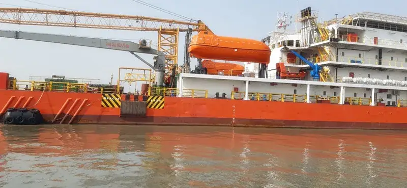 Chứng nhận Irs Ec Approval cho thuyền cứu hộ 150 người với thiết bị cần cẩu và cần nâng đầy đủ