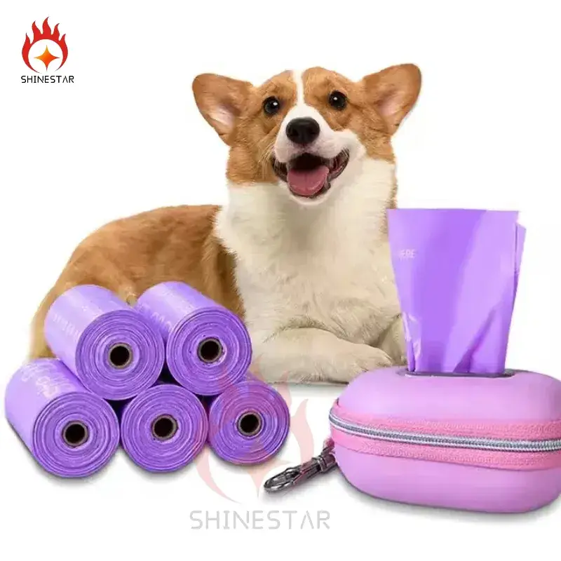 Túi đựng phân chó thân thiện với môi trường từ tinh bột ngô phân hủy sinh học, tiện lợi và thân thiện với người dùng