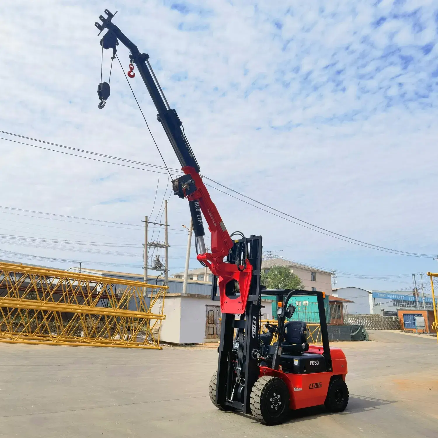 Nhà máy Bob-Lift Cc80zb2+1: Cẩu nâng jib tùy chỉnh dung lượng 2500 Kg