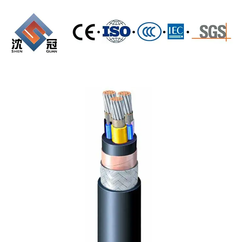 Cáp điện Shenguan N2xch 0.6/1 Kv Cu/XLPE/Cws/Cts/Fh (VDE 0276-604): Sản phẩm cáp phẳng di chuyển cho thang máy, kháng uốn và cáp xích kéo PUR