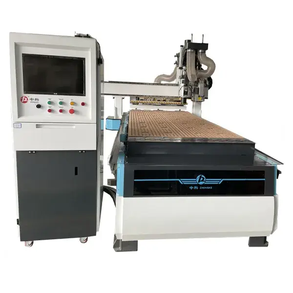 Máy CNC gỗ tự động 1325: Thay đổi dụng cụ một cách tự động