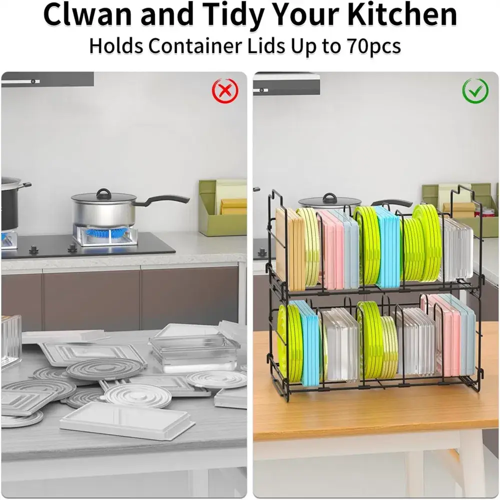 Giải pháp lưu trữ thực phẩm tiện lợi với 2 hộp xếp chồng
