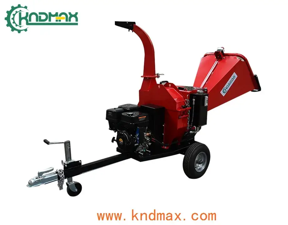 Máy băm gỗ thủy lực Kndmax 15HP – Hệ thống cấp liệu thủy lực mạnh mẽ, tiết kiệm năng lượng