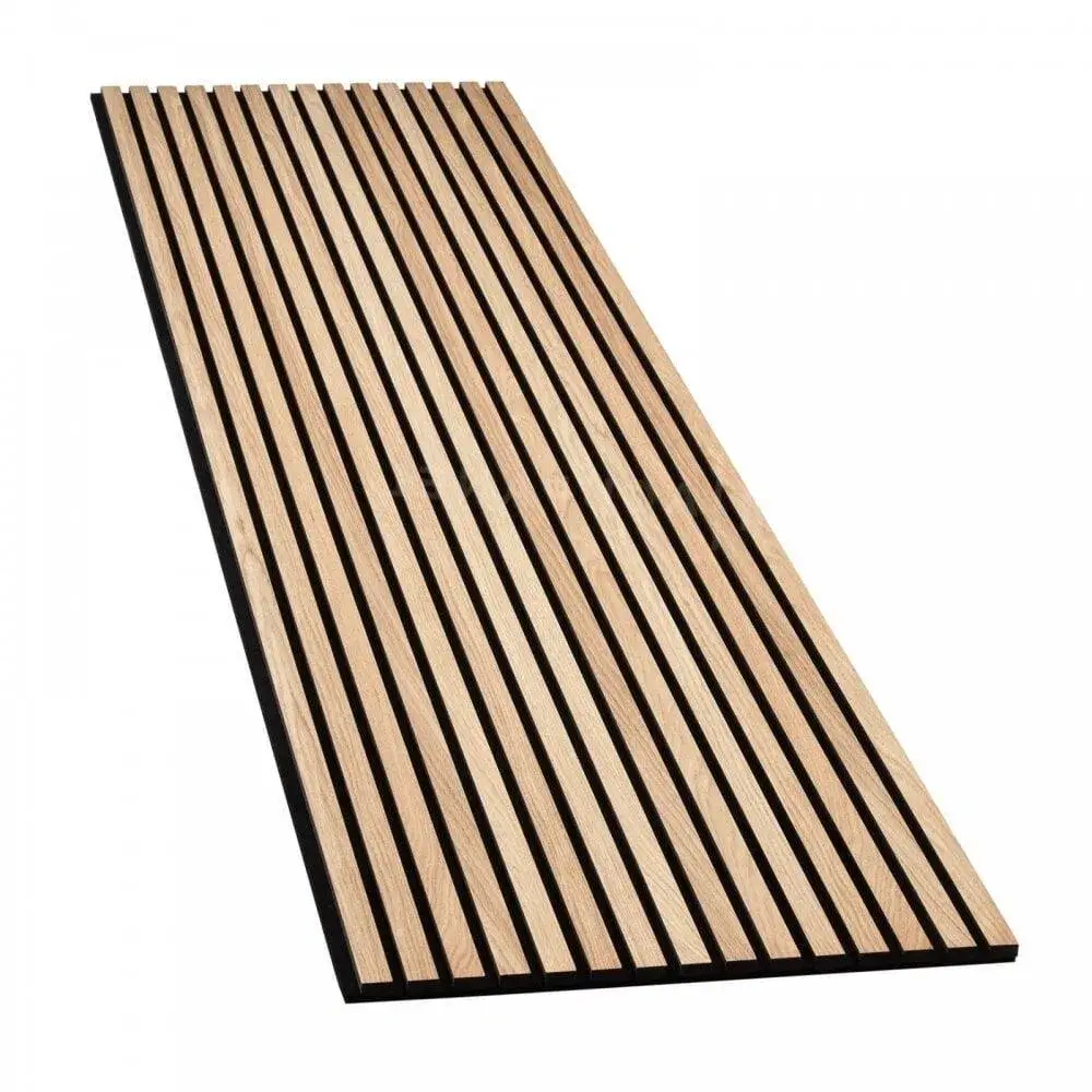 Bảng gỗ slat được chứng nhận CE, giúp cách âm linh hoạt