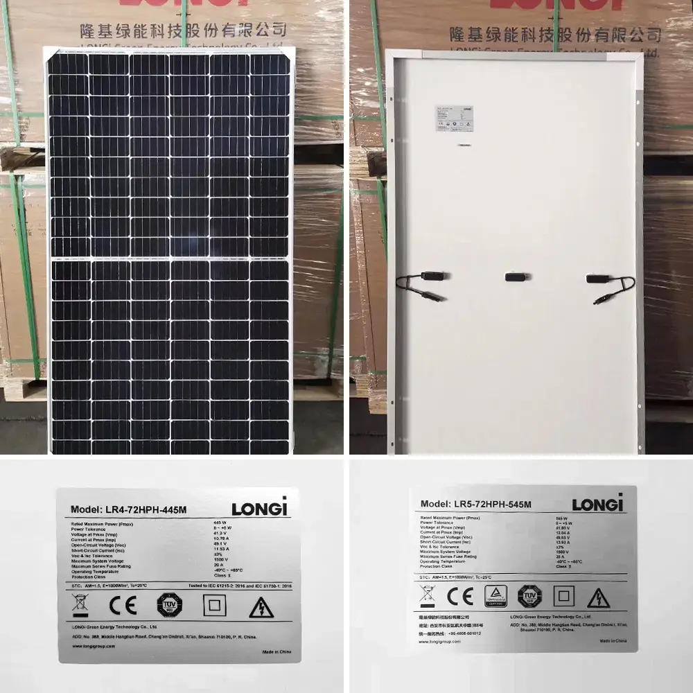 Bảng điều khiển năng lượng mặt trời Longi 410W-420W: Lựa chọn tối ưu cho việc phát điện năng lượng mặt trời