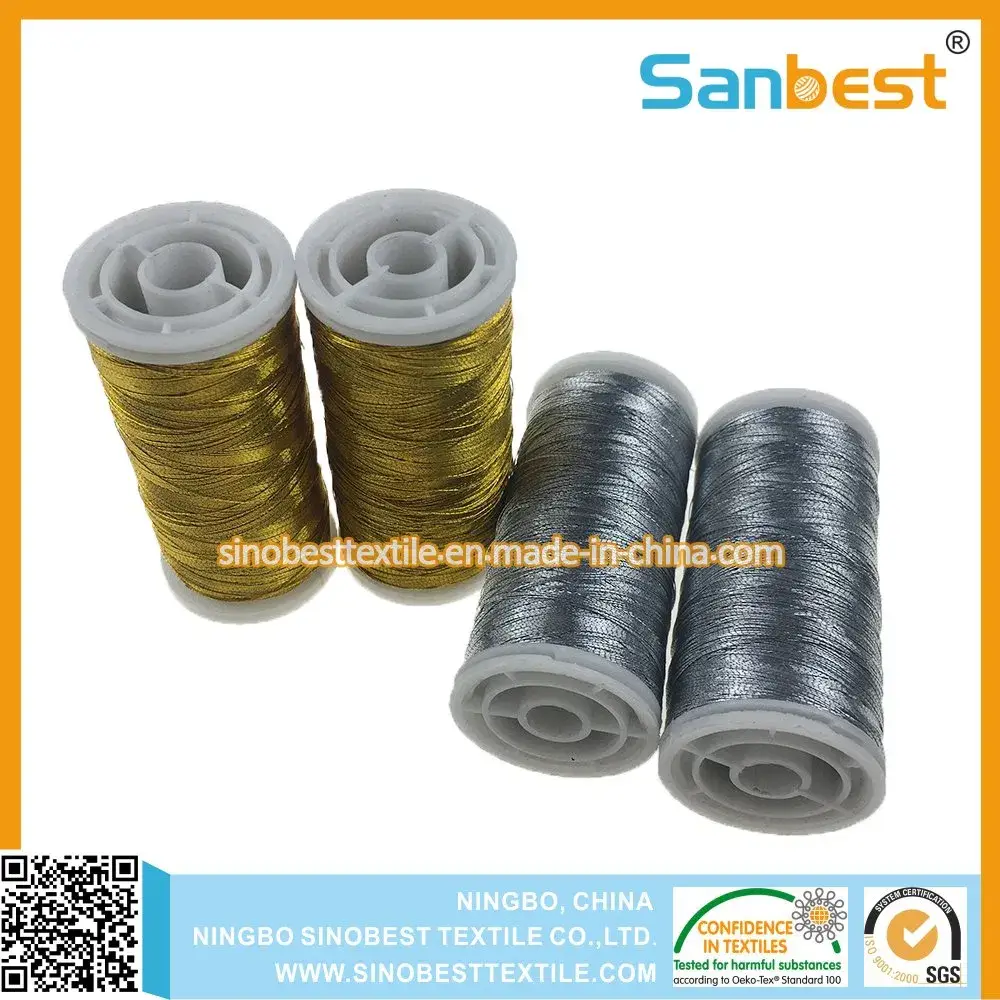Nhãn thêu kim loại đa màu trên cuộn nhỏ, chất liệu polyester chất lượng