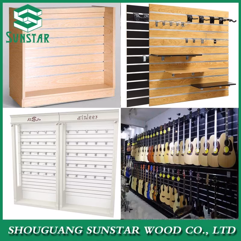Bảng MDF Slatwall Sử Dụng Melamine cho Trưng Bày Sản Phẩm hình ảnh 8-description