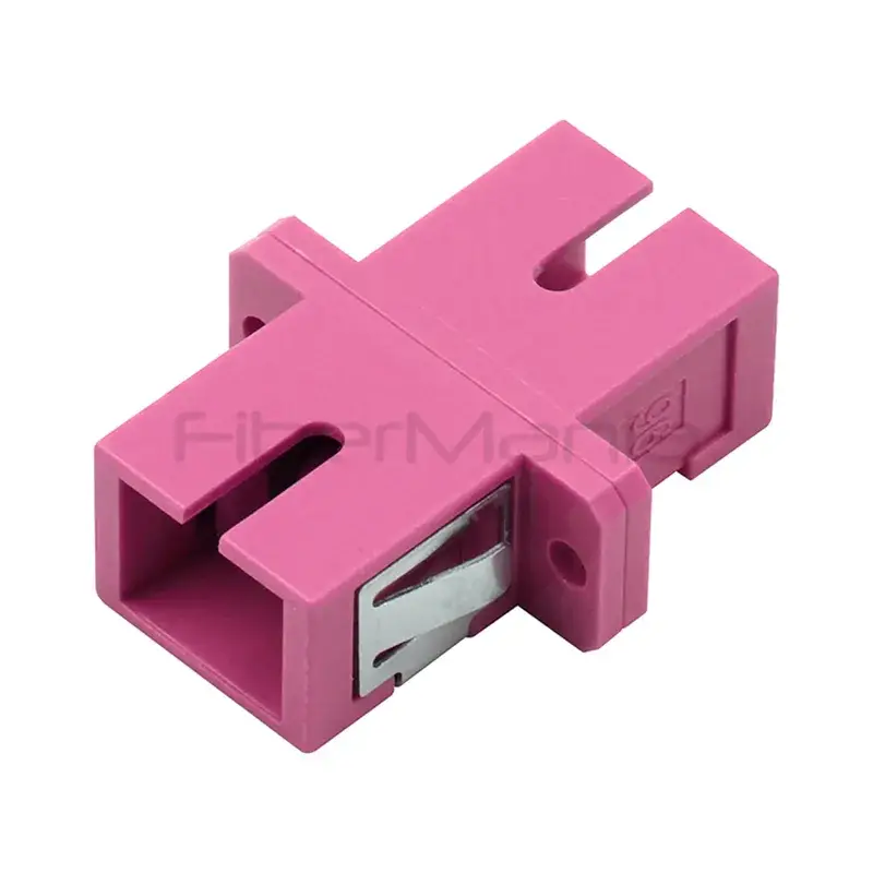 Bộ chuyển đổi quang học đa chế độ Simplex SC-SC OM4 màu tím - Sản phẩm chất lượng cao