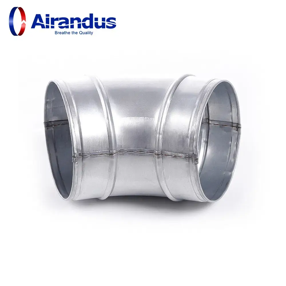 Nhà sản xuất Trung Quốc cung cấp Ống Kim Loại Cong 45 Độ cho lắp đặt điều hòa không khí