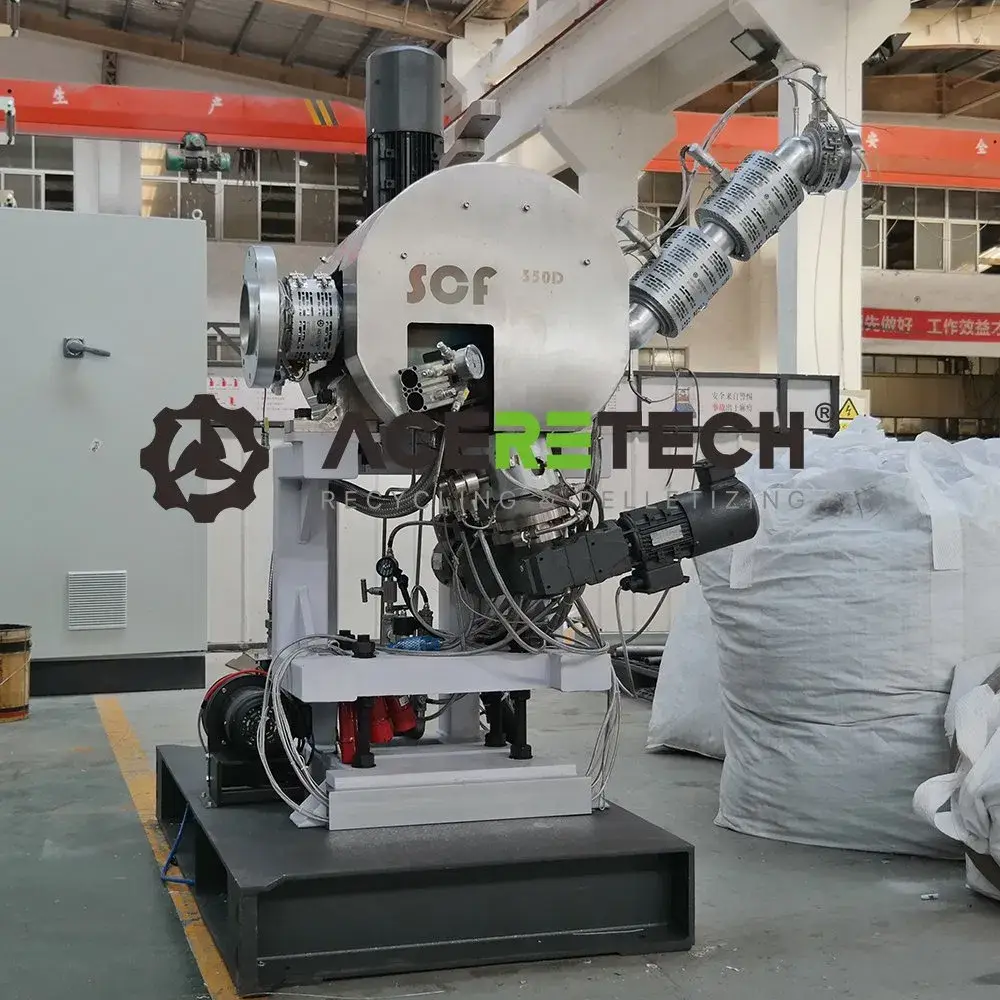 Thiết bị sản xuất tái chế chai nhựa của Aceretech - không sử dụng lưới
