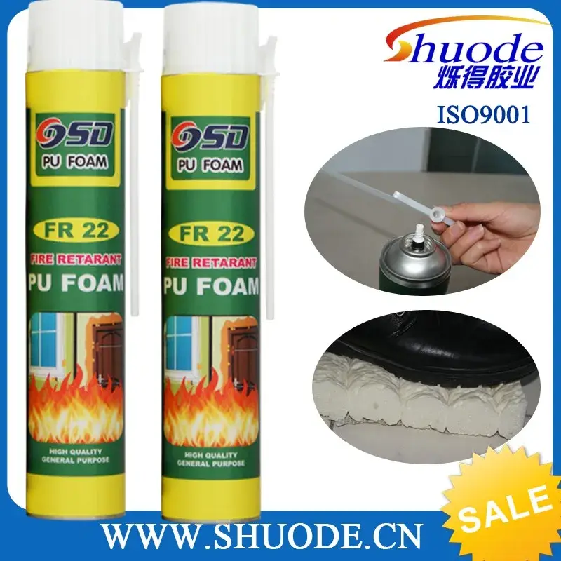 Keo silicone và bọt polyurethane chất cách nhiệt chống cháy hiệu quả