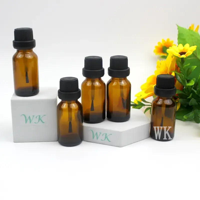 15ml Hộp ngâm móng acrylic – Sản phẩm tẩy sơn móng tay với cọ