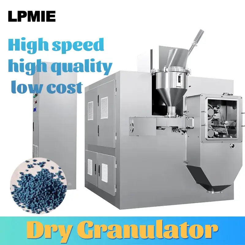 Máy sấy và granulator cho việc sản xuất bột khô dược phẩm và thực phẩm từ vật liệu thép không gỉ