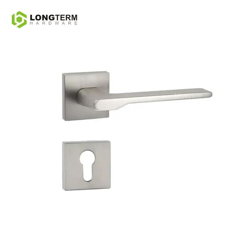 Chốt phòng ngủ hợp kim kẽm màu đen mờ - Thiết bị tay nắm cửa gỗ chất lượng cao