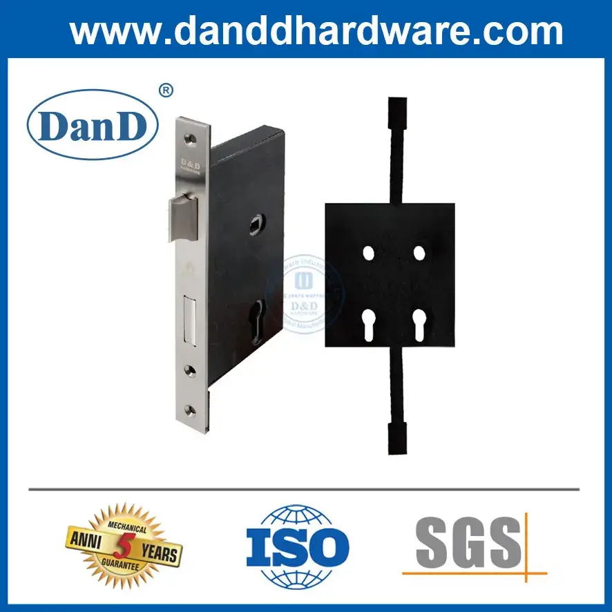 Bộ khóa mortise chịu nhiệt, bảo vệ cửa chống cháy, niêm phong tốt