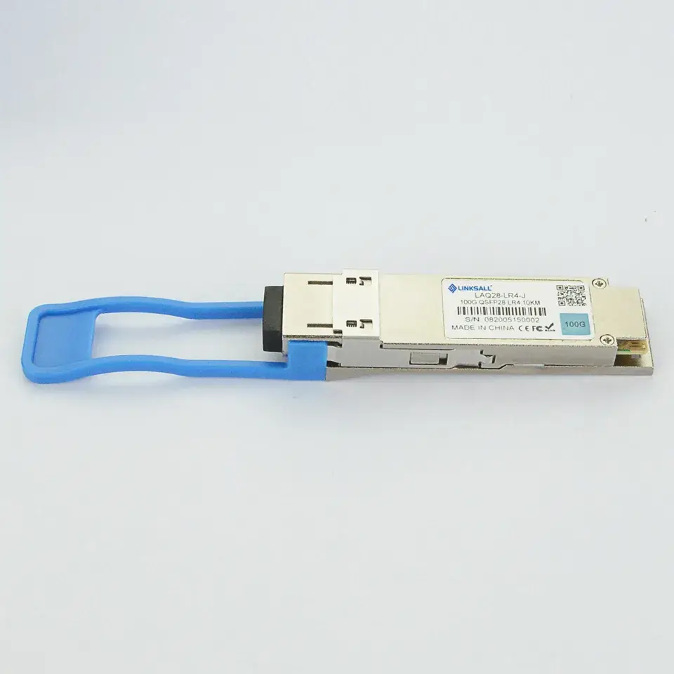 Bộ mô-đun truyền quang Dom LC SMF Extreme 100g-Qsfp28-Lr4-I Tương thích với 100gbase-Lr4 Qsfp28, sóng quang 1310nm, khoảng cách truyền 10km trong môi trường công nghiệp