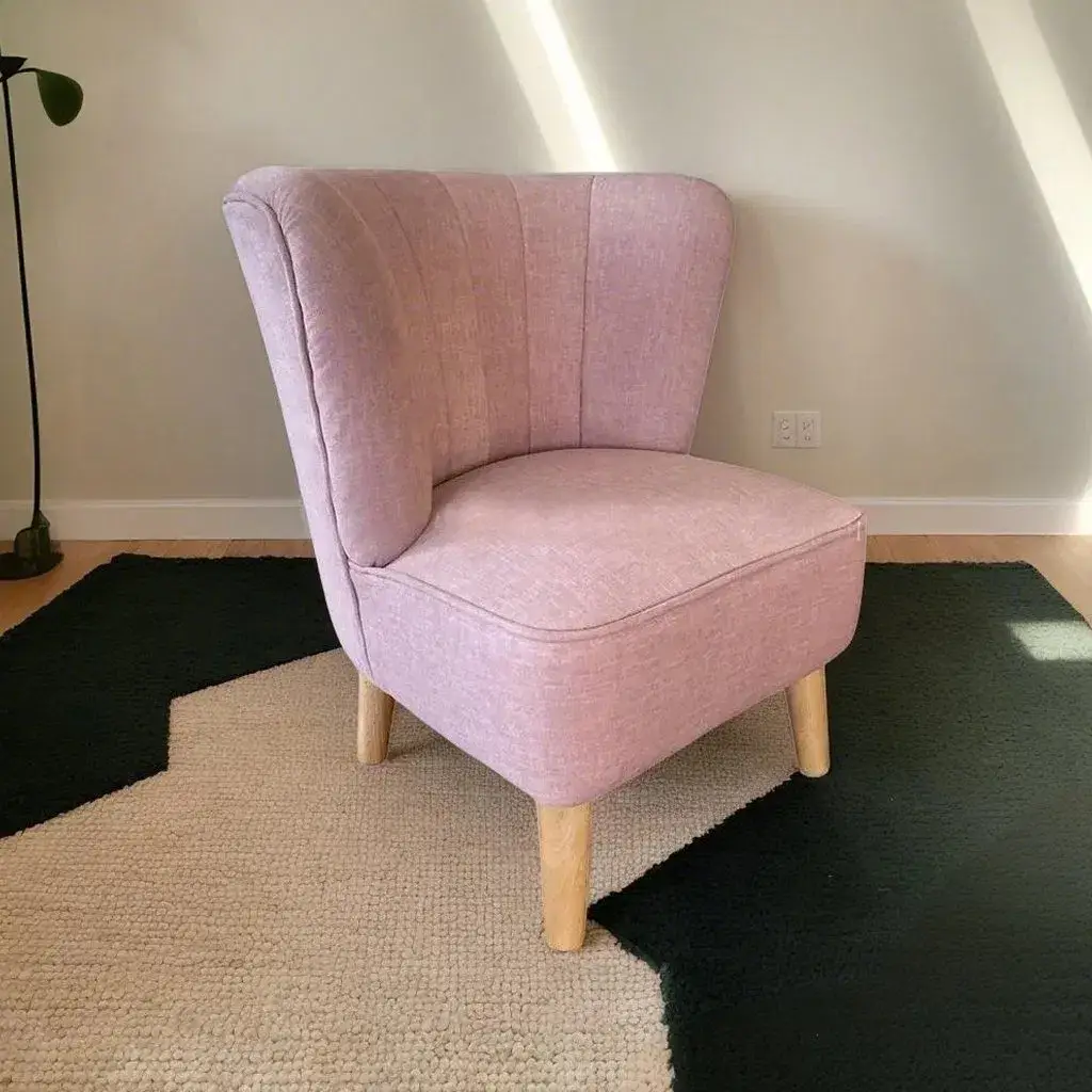 Bộ ghế sofa vỏ sò cho trẻ em với đệm êm ái và khung gỗ phổ biến cho gia đình