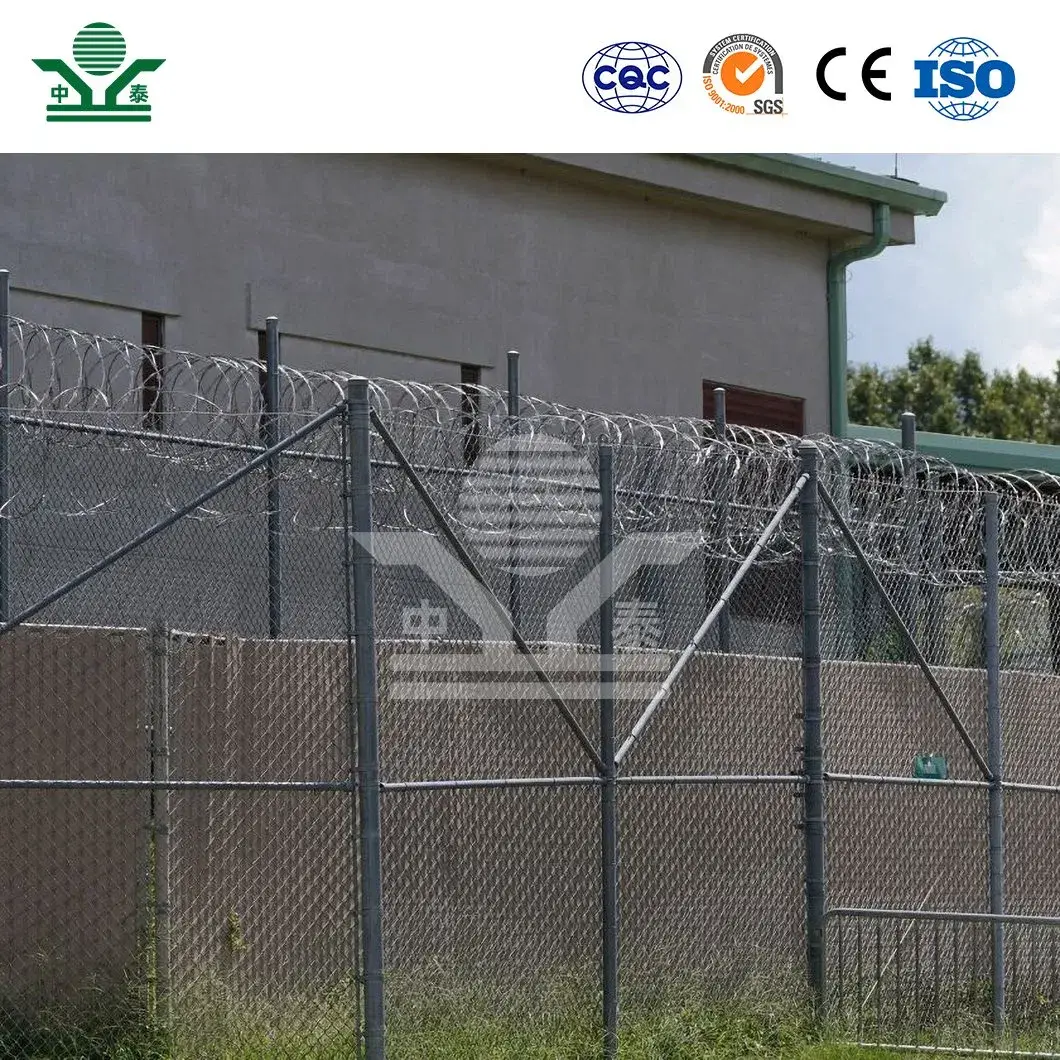 Dây kẽm gai xoắn Zhongtai Trung Quốc - Sản phẩm đường kính 300mm 450mm 730mm cho hàng rào an ninh sân trước