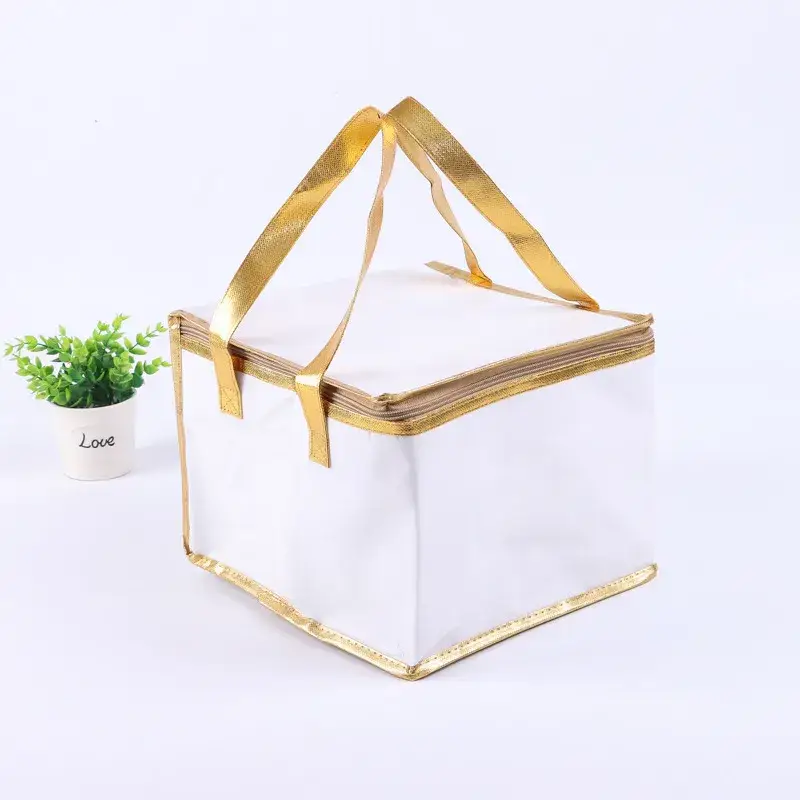 Túi giữ lạnh lớn dễ gấp cho thực phẩm và bánh, túi cách nhiệt đa năng cho nam và nữ