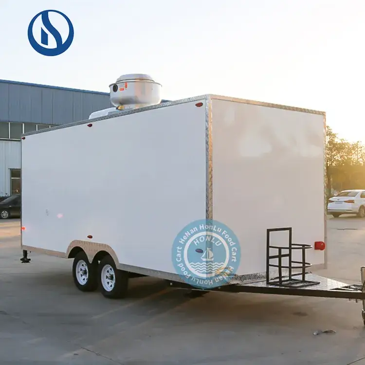 Xe đẩy đa chức năng Chip điện Caravan Cà phê Xe tải thức ăn nhanh - Giải pháp tiện lợi cho quán cà phê và nhà hàng