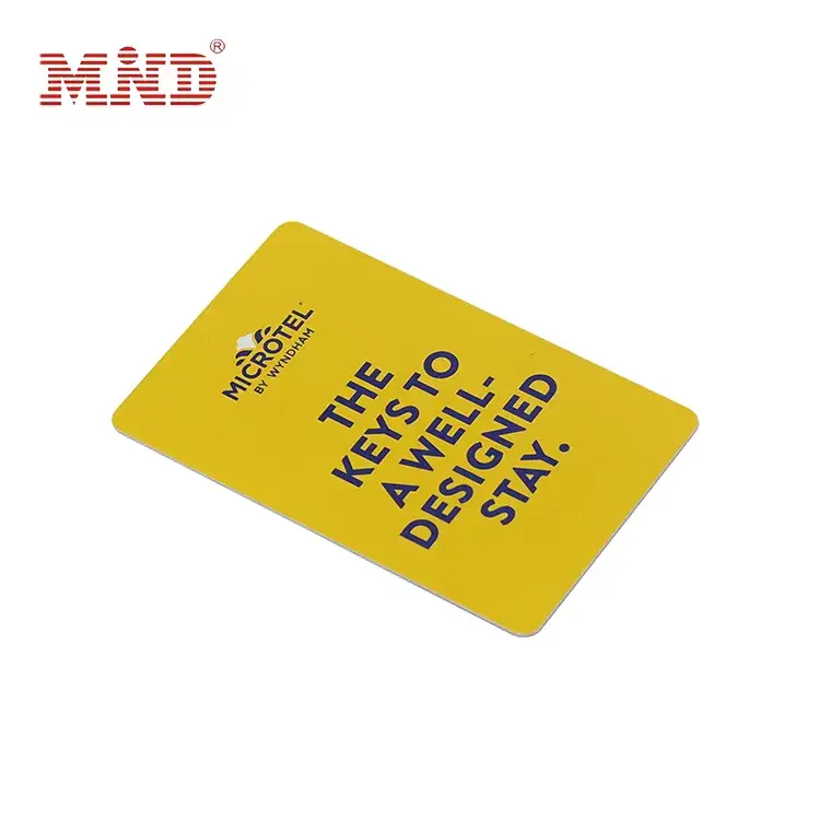 Thẻ khóa RFID tùy chỉnh cao cấp cho khách sạn sử dụng công nghệ 13.56Mhz và vật liệu PVC/Giấy gỗ