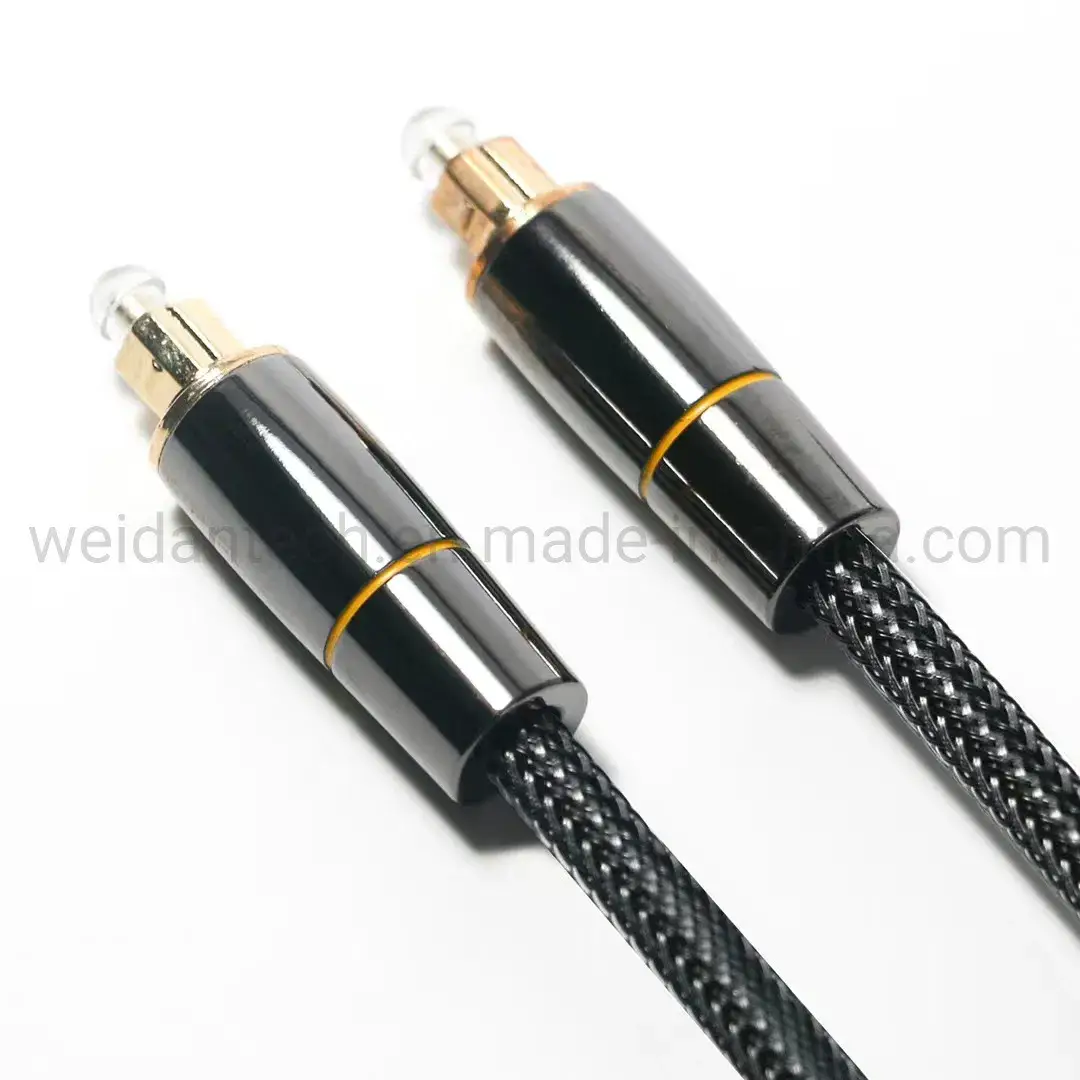 Cáp âm thanh Toslink Cool Design HQ, thời trang với vỏ bọc lưới nylon chất lượng cao