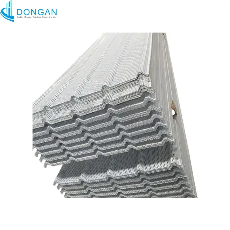 Độ cong tùy chỉnh tấm mái tôn PVC Đongan từ Hắc Long Giang Trung Quốc