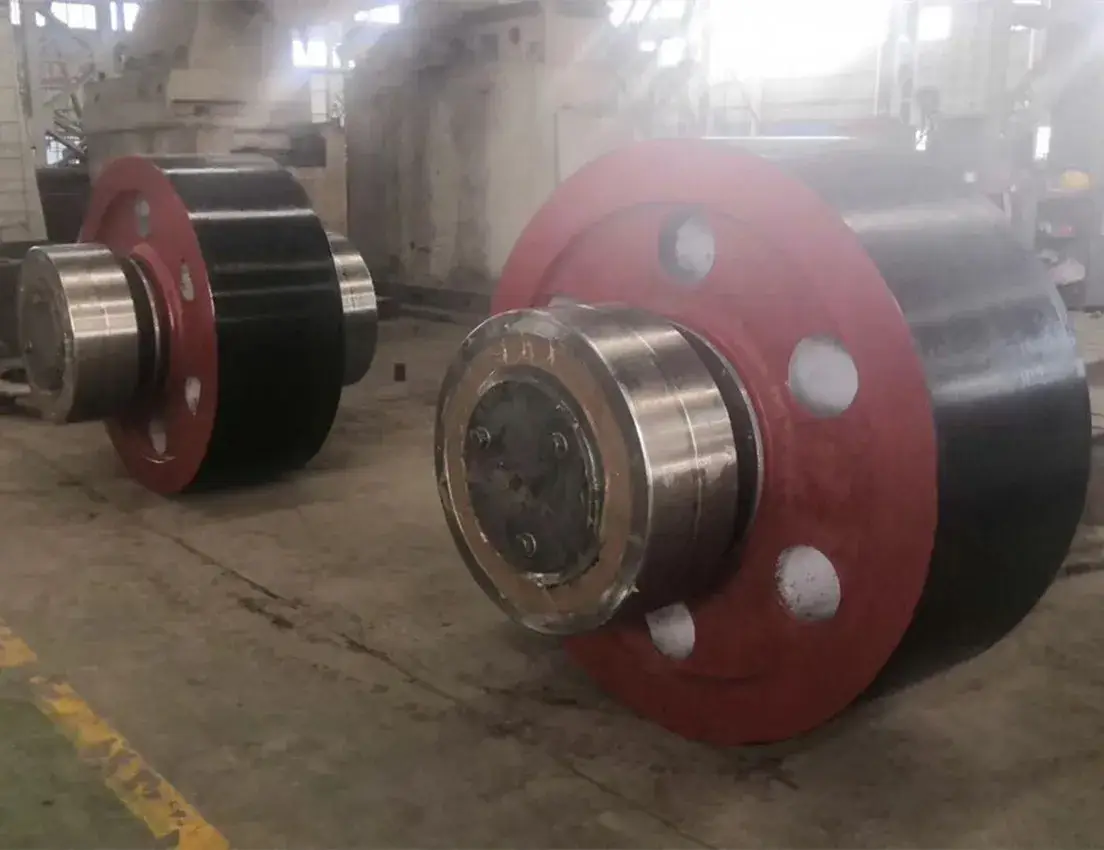 Bánh xe chất lượng cao giúp di chuyển lò nung một cách hiệu quả