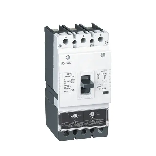 Công tắc MCCB 3 pha 250A phân phối điện áp hoạt động 400/415V - Giải pháp an toàn cho hệ thống điện