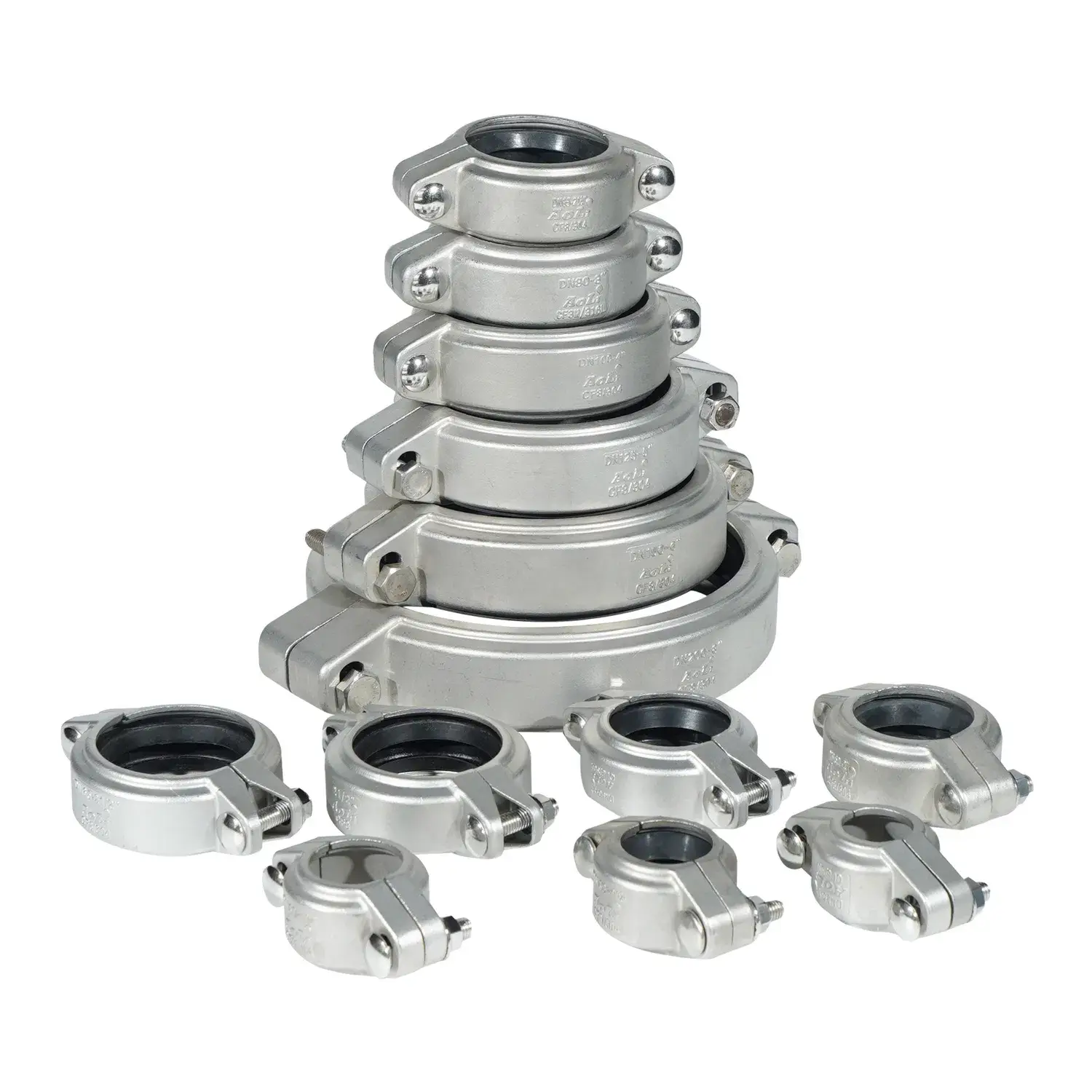 Kẹp rừng thép không gỉ chất lượng, đa dạng loại kẹp thép lửa, kẹp khớp và kẹp ống