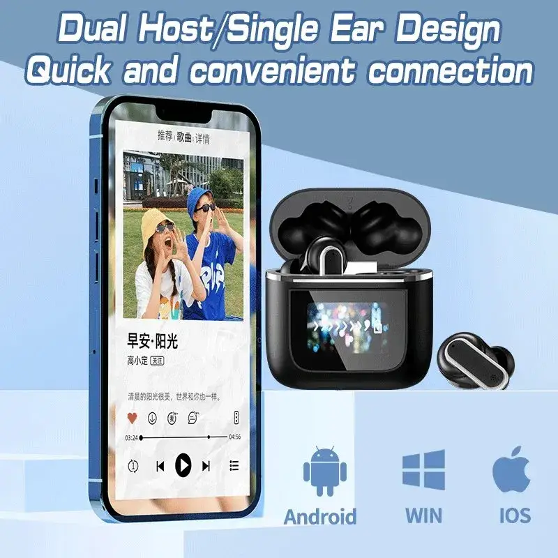 Tai nghe không dây Yx27 TWS ANC với công nghệ giảm tiếng ồn chủ động và đèn LED