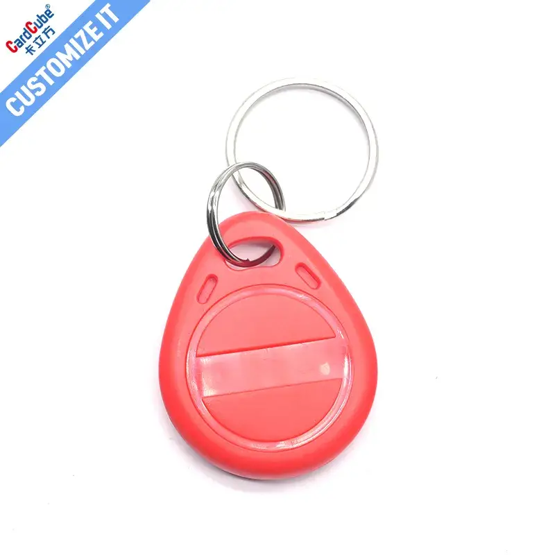 Mẫu móc khóa NFC RFID ABS bền phù hợp cho bán buôn và sử dụng miễn phí