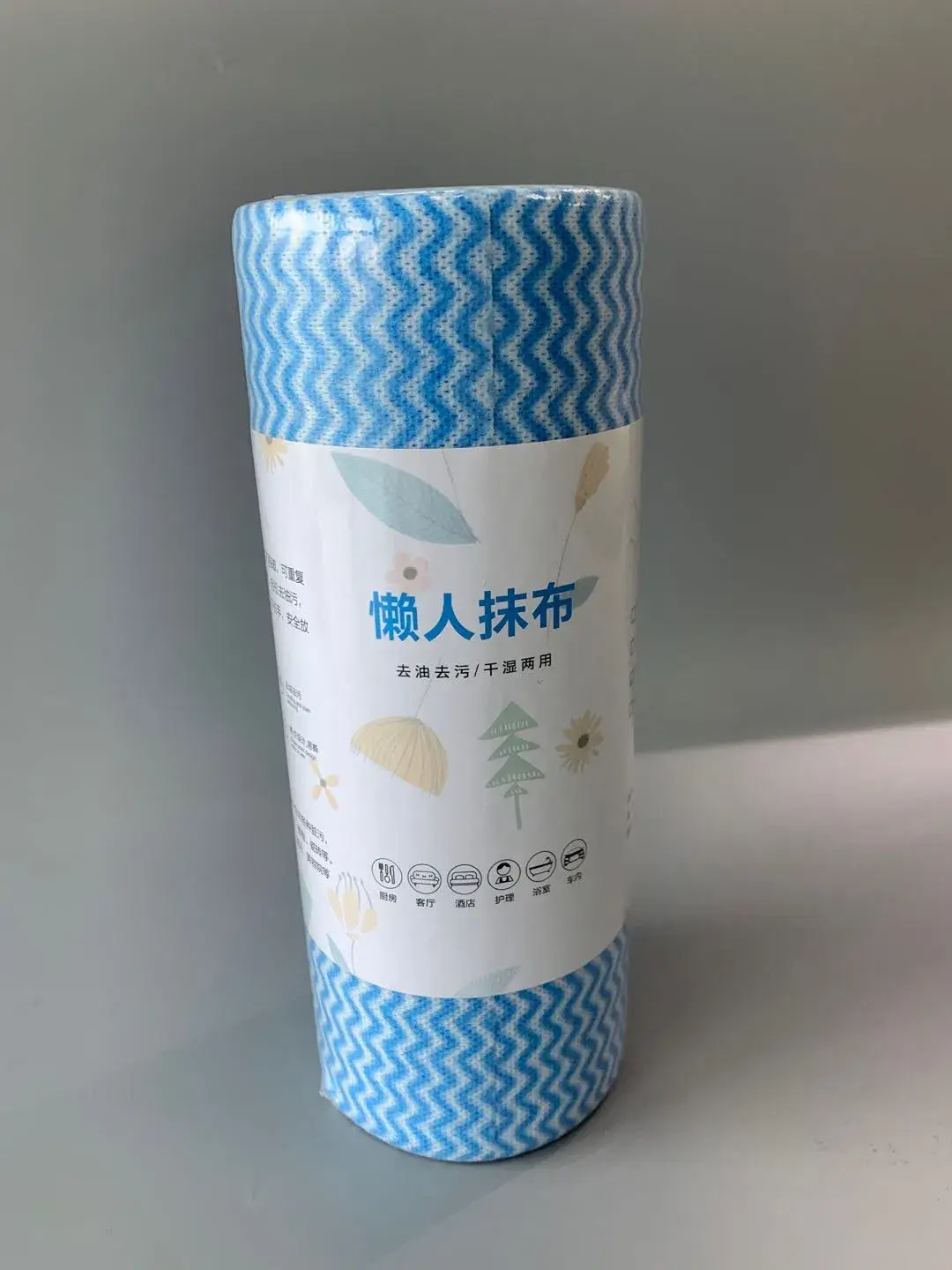 Vật liệu không dệt chọc kim cho khăn lau vệ sinh với thiết kế điểm nhấn